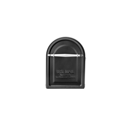 Architectural Mailboxes Chadwick Post Mount Mailbox Black 8950B-10